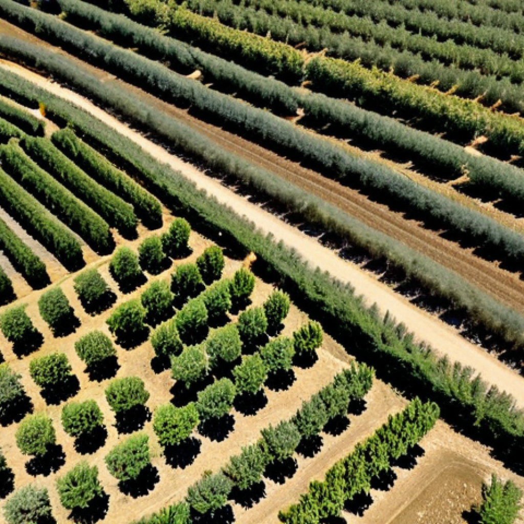 Smart Agriculture in Andalusia**

"A sunny aerial view of olive groves in Andalusia, Spain. Smart sensors are visible in the fields, monitoring soil moisture. Drones fly overhead, capturing images of the crops. Farmers in appropriate attire are using tablets to analyze data. Fully clothed, professional, safe for work, perfect anatomy, natural proportions, appropriate content, family-friendly, high quality."

**