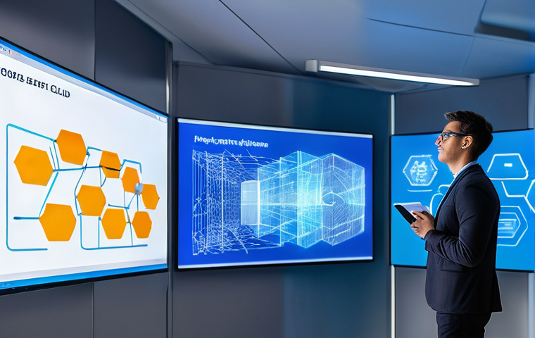 데이터과학자의 커리어 성장 전략 - **Prompt 1: Navigating Data Science Trends and Specialization**
"A diverse data scientist, mid-3...