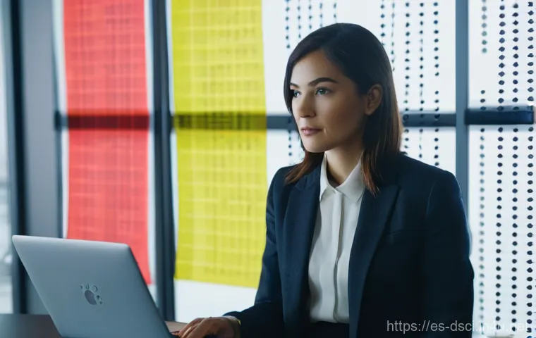 데이터과학 실무에서의 문제 해결법 - **Prompt 1: The Data Detective's Insight**
"A female data scientist, mid-30s, with a focused and...